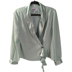 Joseph Ribhoff mint green formal.  Gramma Core size 14